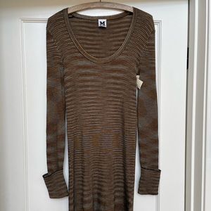 M by Missoni Long Sleeve Mini Dress